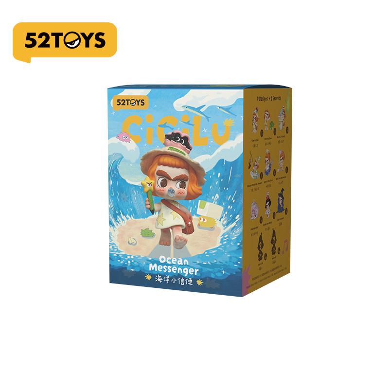 Новая серия слепых коробок 52TOYS Cicilu Ocean Messenger Милая кукла Cicilu Декорация для корпуса настольного компьютера Подарок-сюрприз Игрушки