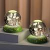Rustic Resin Craft 3D Crystal Ball Night Light Ornament