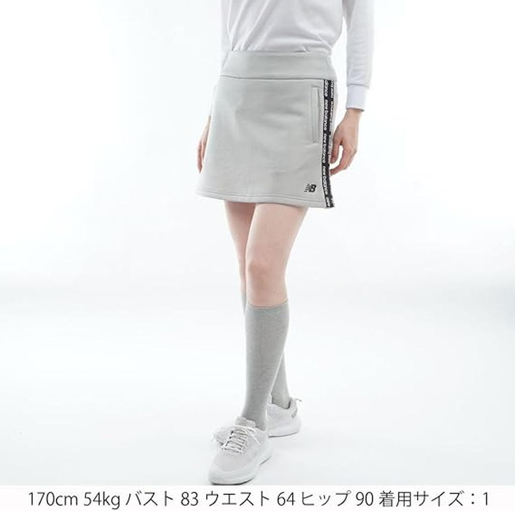 New Balance Golf Sweat Skirt Fleece 0 Women's (Stretch Lining) / 012-5234507 020_Gray [S]