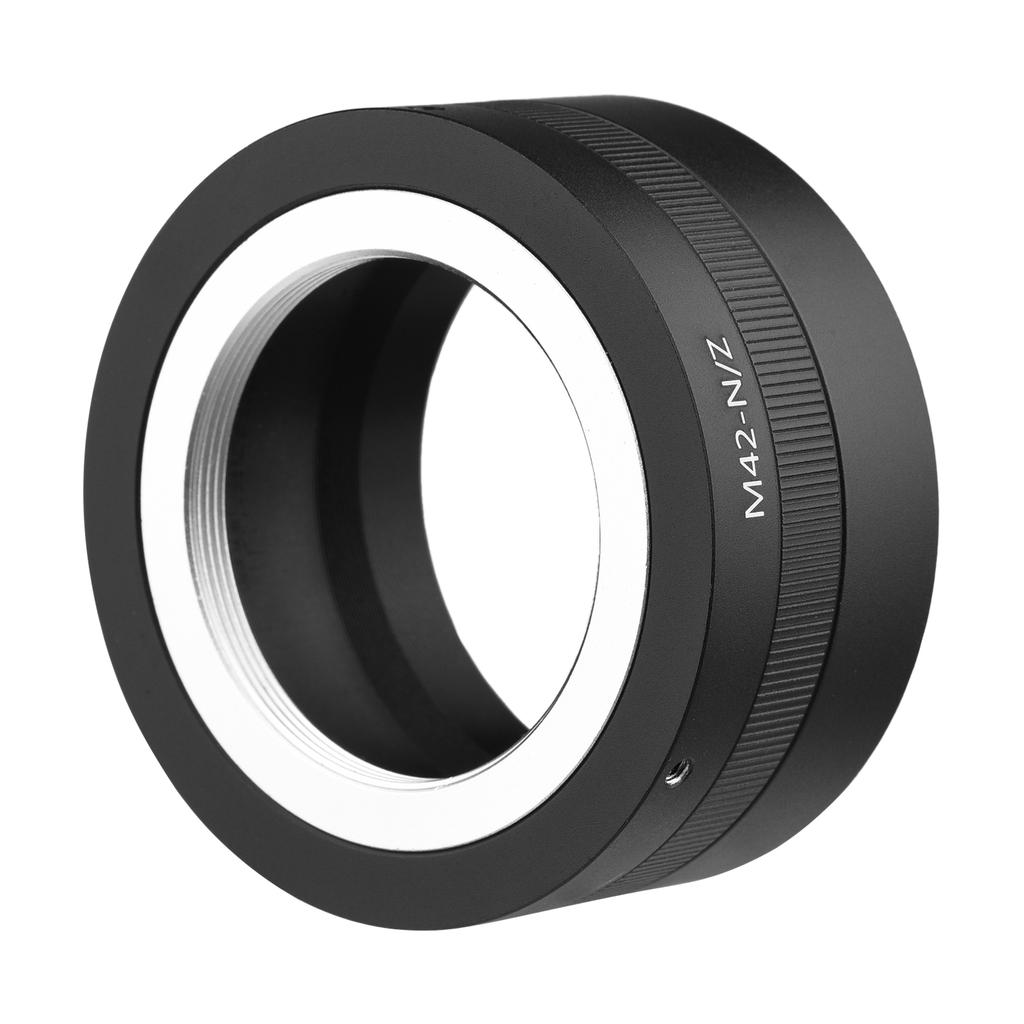 Manual Lens Mount Adapter Ring Aluminum Alloy for M42-Mount Lens To Nikon Z5/Z6/Z7/Z50 Z-Mount