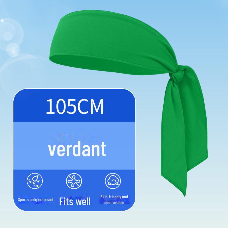 Летняя быстросохнущая теннисная повязка на голову Ice Silk и регулируемый пояс для защиты от пота для велоспорта и спорта