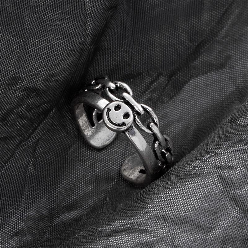 Аксессуары Ювелирные изделия Эпоксидная мода Ретро Кольцо Сова Мужское кольцо из титановой стали