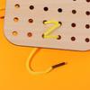 Interaction Montessori Wooden Rope Board Creativity Wooden Threading Rope Board  Social Games