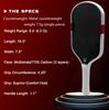 Factory Direct Standard 16mm Pickleball Paddle Boomstik 5th Gen Embedded Metal Weighting Integrated Hot Pressing