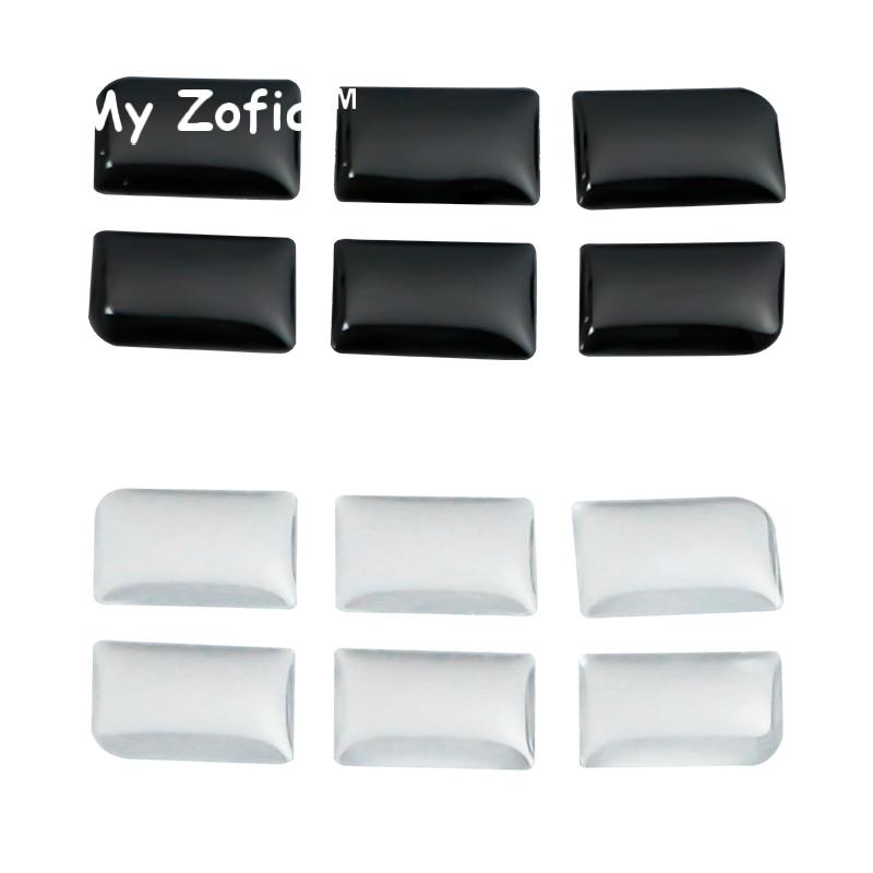 For Geely EX5 Galaxy E5 2024 2025 2026 Car Logo sticker Steering wheel Logo transparent button protection sticker Accessories