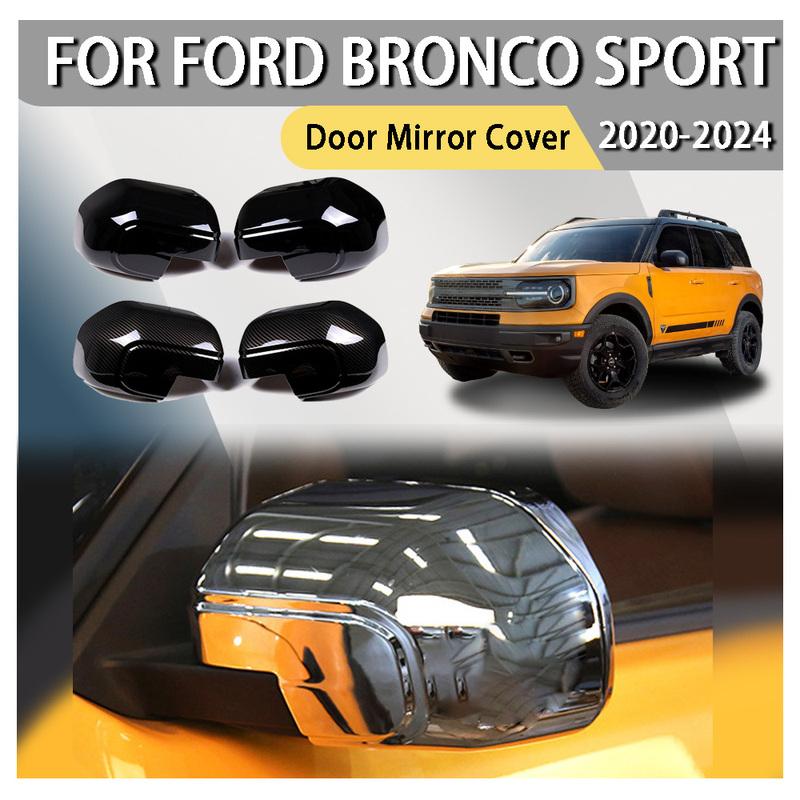 Car Decoration ABS Plastic Car Rearview Accessories Door Mirror Cover For Ford Bronco Sport     2024
