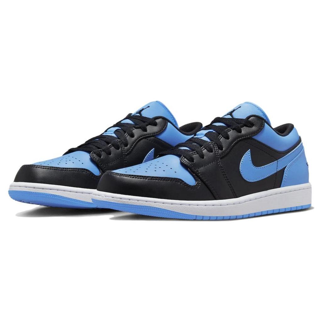 Мужские кроссовки Air Jordan 1 Low University Blue Black White 553558-041