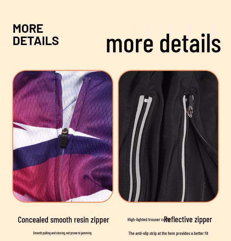 Mid-Aged Women's Thick Fleece Cycling Suit - Slim-Fit Mountain & Road Bike Gear