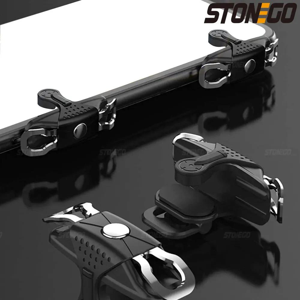 STONEGO 1 пара Игровой триггер для мобильного телефона для PUBG Стрельба прицеливанием L1 R1 ABS Кнопка-клавиша для универсального геймпада Джойстик