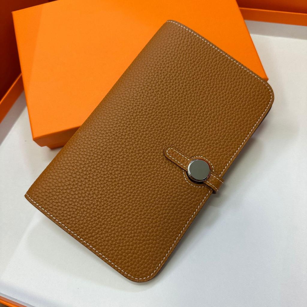 Первый слой togo коровья кожа портативная сумка для паспорта, длинный кошелек универсальный 2023 новый кожаный большая емкость сумка для мелочи