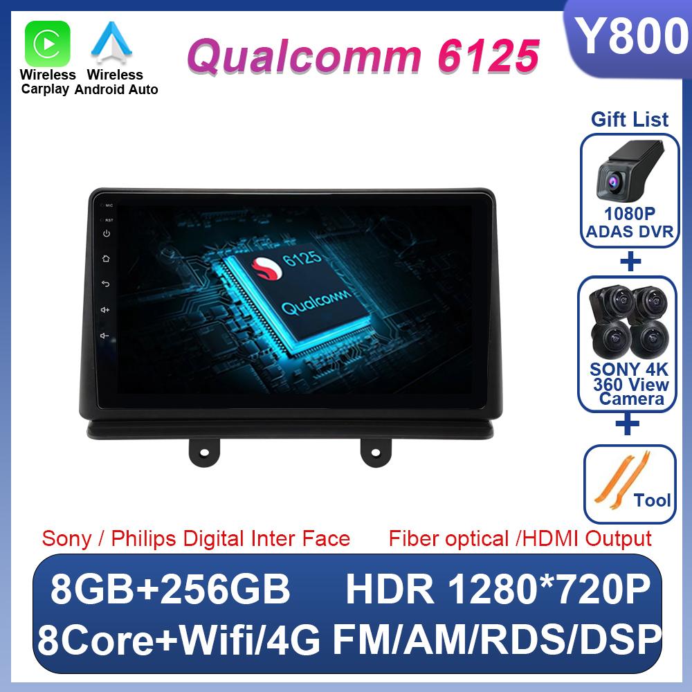 Car Radio For Fiat Doblo 2006 2 Din Multimedia Video Player Carplay GPS Navigation Wireless Android Auto Touch Screen 8 Core 5G