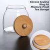 Transparent Airtight Glass Containers Moisture Proof Tea Storage Jar  Coffee Bean Seasoning