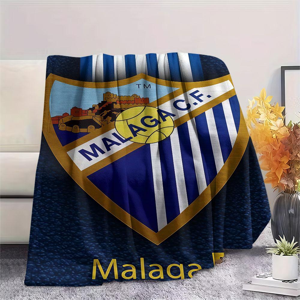Málaga C.F. poster Blanket, High quality Comfortable for All Seasons, Home Decor, Warmth and Comfort