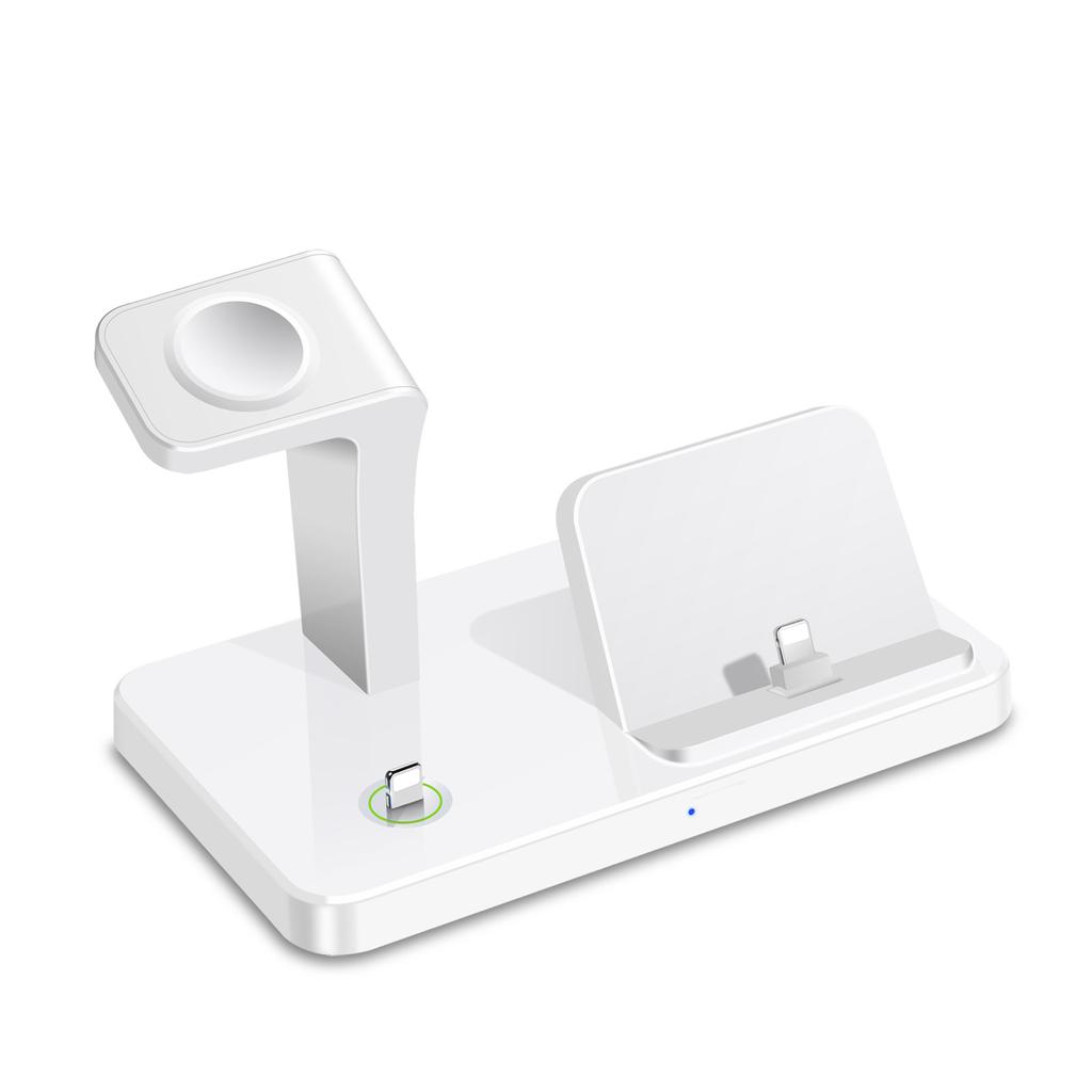 3 в 1 беспроводная зарядная подставка для часов 9 8 Airpods Pro Несколько устройств Быстрая зарядная станция для iPhone 14 13 12 11