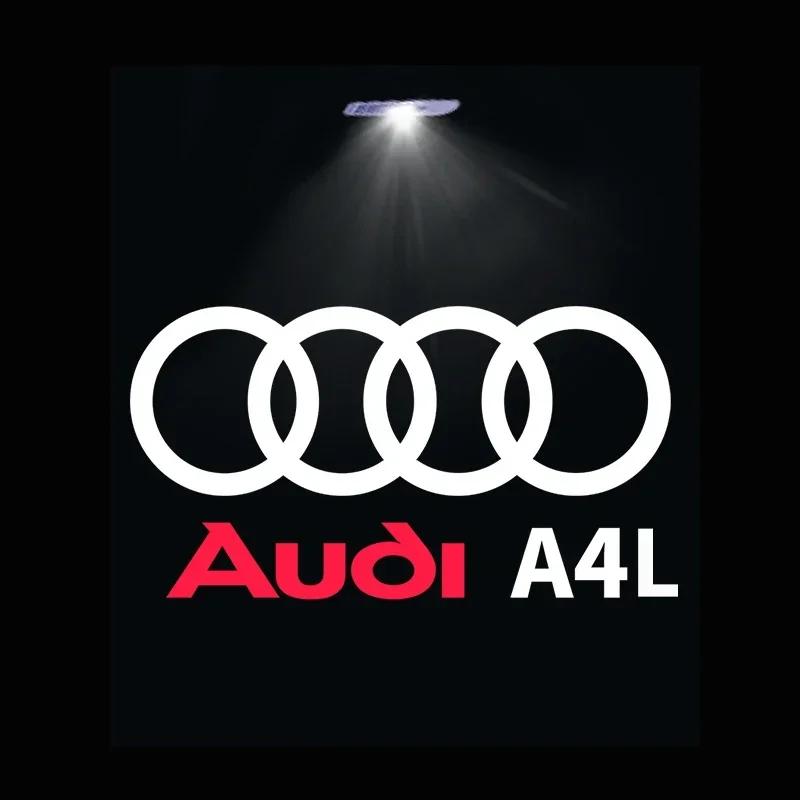 Car Door Led HD Welcome Light Laser Projector Lamp For AUDI Q5 Q3 A3 8l 8V RS Sline S5 S3 Quattro Q7 A4 B9 A5 A7 A6L Accessories