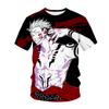 2021 Fashion Jujutsu Kaisen T- Shirt 3D Men/Women Short Sleeve Tee Boys/Girls Tshirt Summer Breathable Streetwear Men Clothing