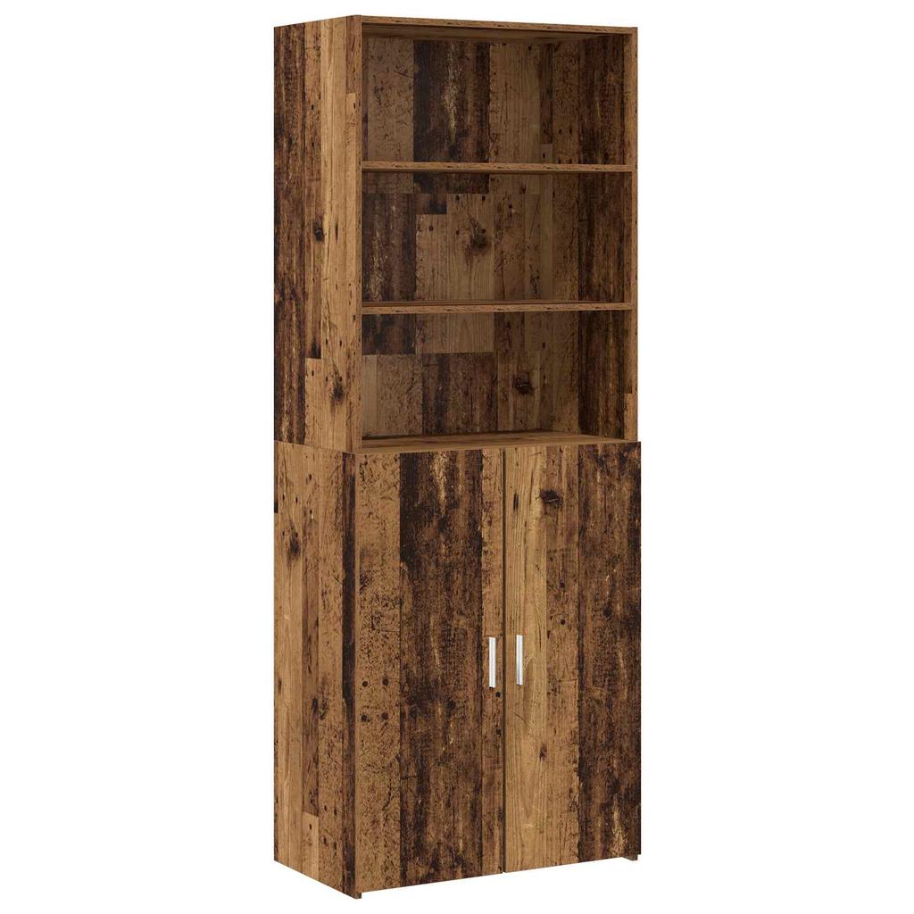 Highboard Reclaimed Wood 70 x 42.5 x 185 cm Engineered Wood