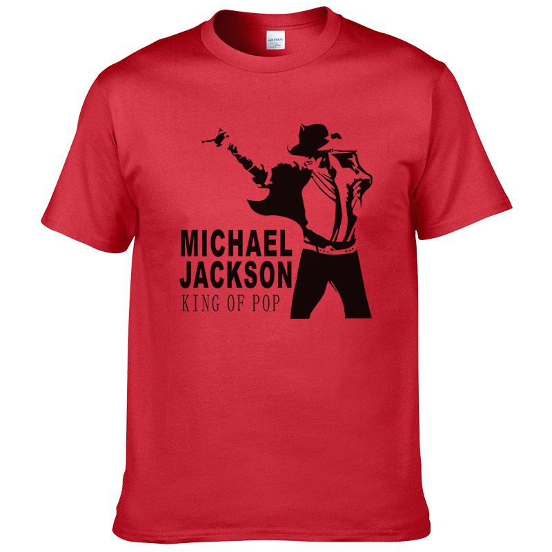 Летняя футболка Michael Jackson 2024 Мужская Хип-хоп Хлопок Принт Короткий рукав Круглый вырез Футболка Крутые футболки #228
