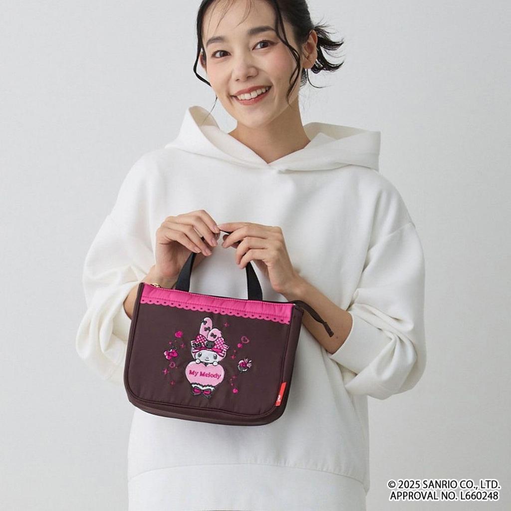 Tote Bag for Easy Cooling Lunch Thermo Keeper 8487 [Rootote] Women, Sanrio, Small, Tote, Tote, IP. Deli. MM&KU-A (02 Kuromi)