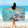 Beach Towel Quick-Drying Absorbent Beach Towel Microfiber Digital Printing Bath Towel Adult Plus