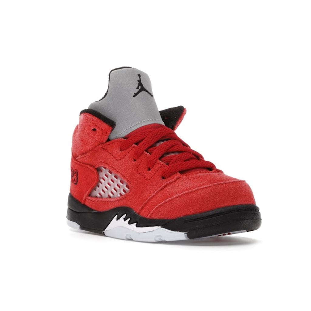 Air Jordan 5 Retro TD Raging Bull 2021 Baby Sneakers Red Varsity-Red Black 440890-600