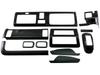 BRIGHTZ Hijet Truck S500P S510P Early Interior Panel Set 11PC Piano Black S500 S510 S 500 510 [WOOD-PAN-008]