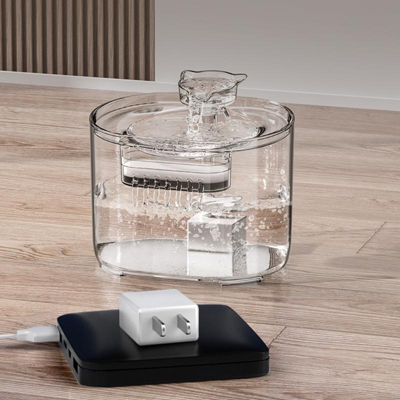 Автоматическая поилка для кошек, миска для кормления кошек, миска для питья для домашних животных, большая емкость, диспенсер для питьевой воды для домашних животных для использования в помещении