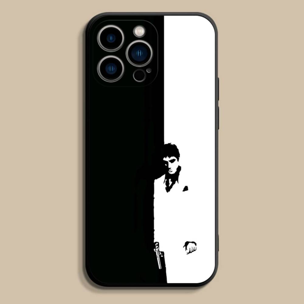 World Is Yours S-Scarfaces Phone Case Silicone Black Soft For iPhone 17,16,15,14,13,12,11,Pro,Max,Plus,E,SE4,Air,Mini