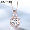 Pendants Necklaces For Women Elegant Fashion Rose Gold Color Anniversary Birthday Valentine's Day Jewelry Gifts