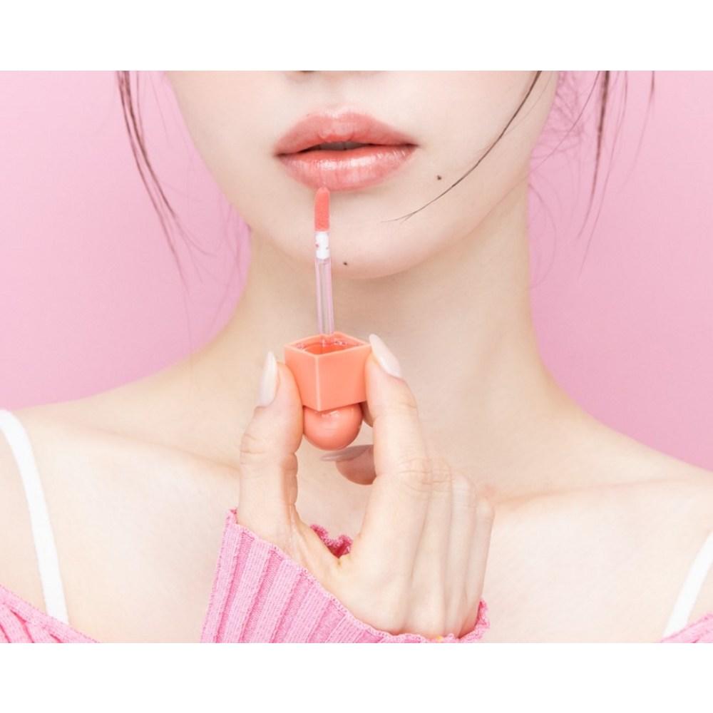 Блеск для губ Mad Peach Glow Fit Mood, оттенок 05 Water Ink Peach, 3,8 мл, 1 шт.