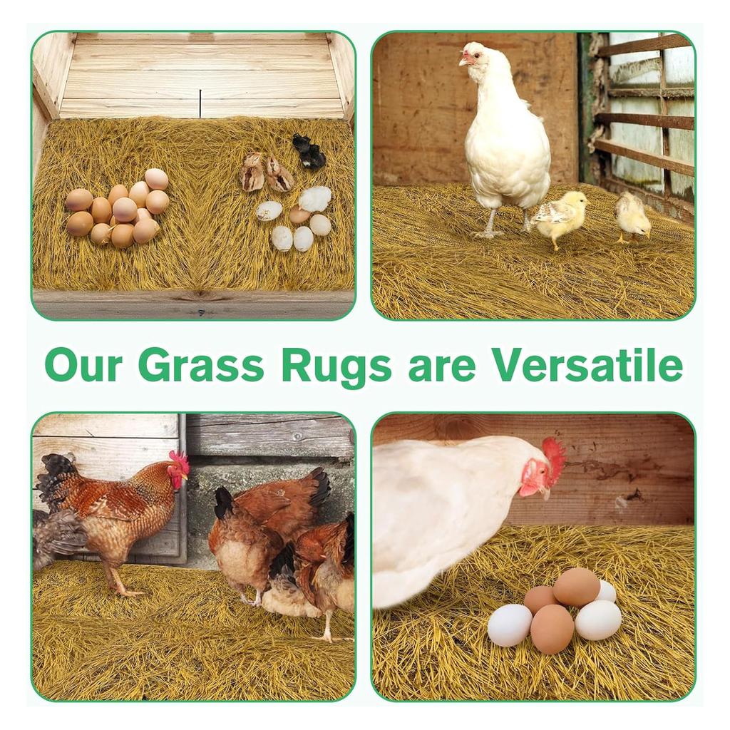 6PCS Chicken Nest Pads Chicken Nest Pads Coconut Brown PadsPoultry Pet Nests Easy to Clean Hen Nest Pads Pet Supplies