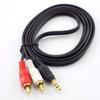 Cable Extension Cable Splitter Adapter Cable 3.5mm To 2 RCA Male Jack Connector Audio AUX Line