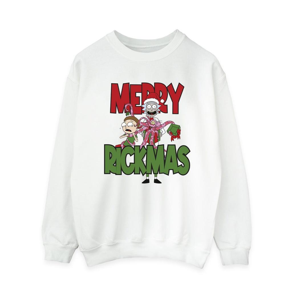 Rick And Morty Womens/Ladies Merry Rickmas Sweatshirt