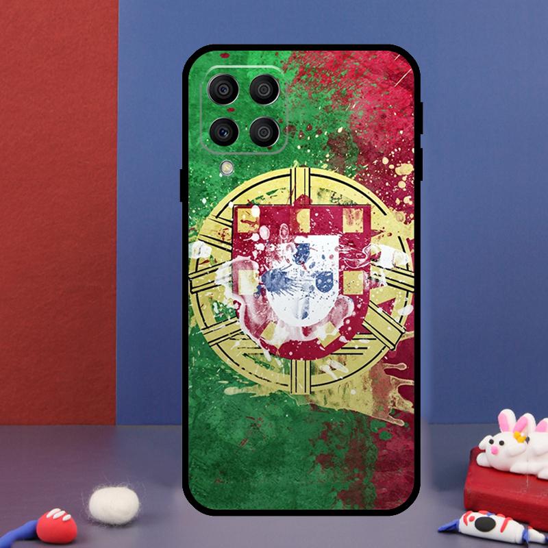 Portugal Flag For Samsung Galaxy M31 M51 M33 M13 M23 M53 M15 M55 M14 M34 M54 M20 M30s M32 M52 Phone Case