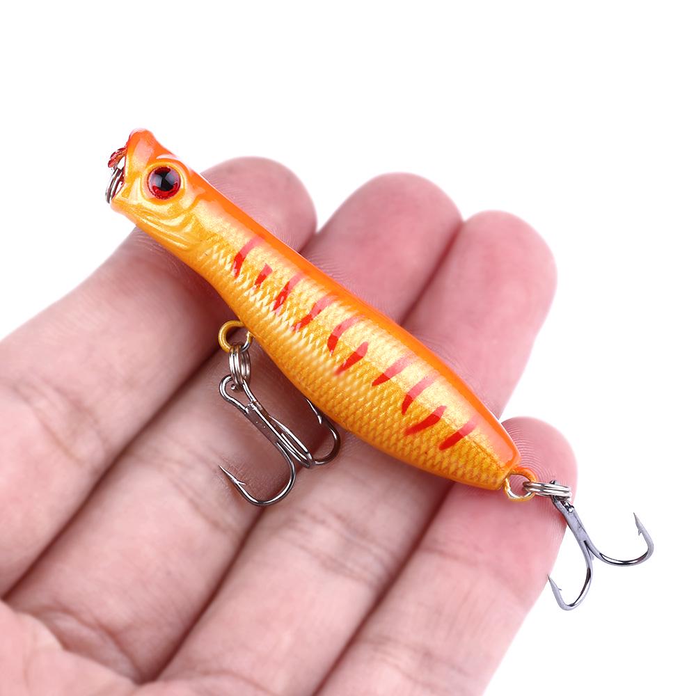 Exquisite Spray Paint Body Pencil Lure Fishing Set 6CM 5G Fishing Lure for Bass Perch Sea Fishing 5PCS/set