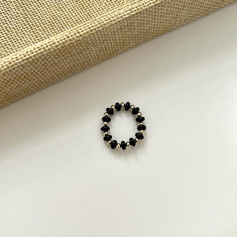 Кольцо с жемчугом, эластичное, женское, литературное, для ношения в несколько рядов, на указательный палец, высококачественное, ручной работы, ювелирное изделие