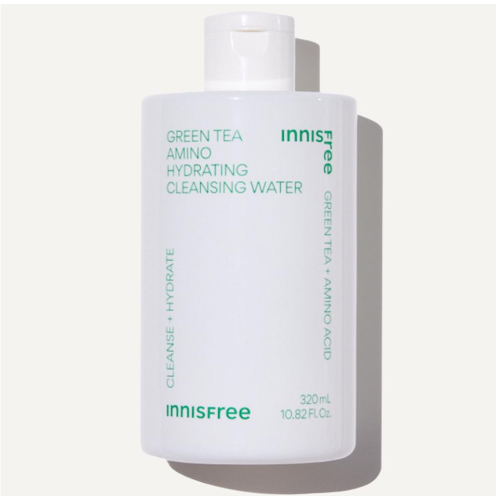 Innisfree Увлажняющая очищающая вода с аминокислотами Green Tea 320 мл