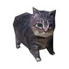 Кот оригами 3D Оригами кот Креативное животное Бумажное творчество Настольное украшение Подарок для любителей кошек Для начинающих Подарок для любителей кошек Забавный 3D