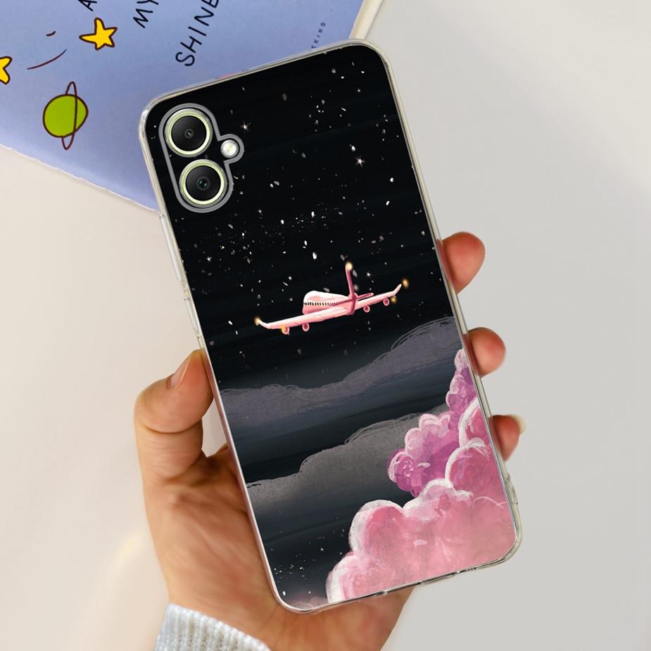 For Samsung Galaxy A05 Case SM-A055F Cute Painted Back Cover Phone Case For Samsung A05 A 05s Galaxy A05s Soft TPU Fundas Bumper