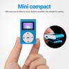 Мини-MP3-плеер с ЖК-экраном Поддержка TF-карты Металлический зажим USB Спортивный музыкальный Walkman для бега