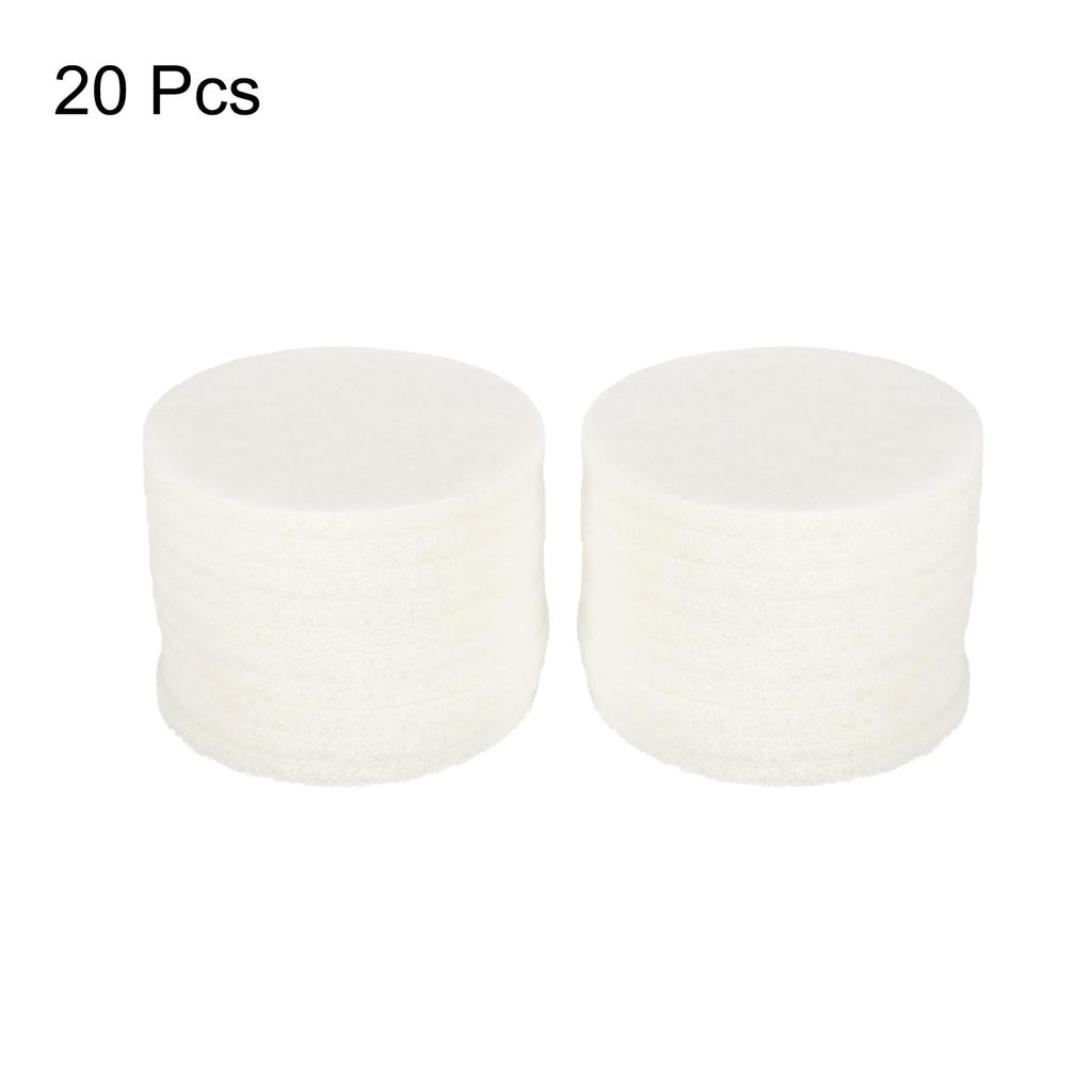 Uxcell 20 шт. Чистящие губки 450 грит Мощная щетка для дрели Диски для кондиционирования поверхности с крючком и петлей Диски для шлифовки дрелью Чистящие губки для дома