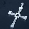 Men's European and American Hipsters Speed and Passion 7 Titanium Steel Necklace Cross Pendant Domineering Men Jewelry Gift