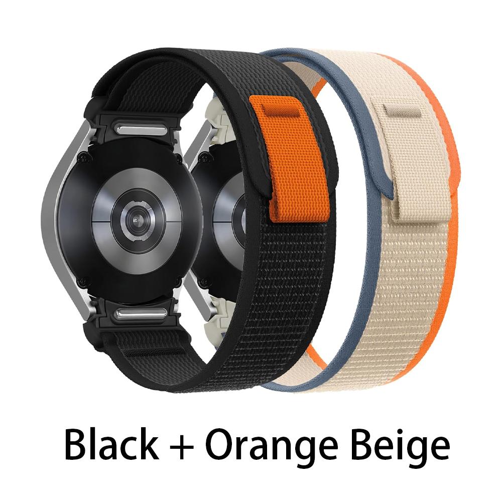 Ремешок для Samsung Galaxy watch 7 FE 6 5 Pro 4 classic 44мм 40мм на запястье Без зазоров Нейлоновый Trail ремешок браслет Galaxy watch 7 Ремешок