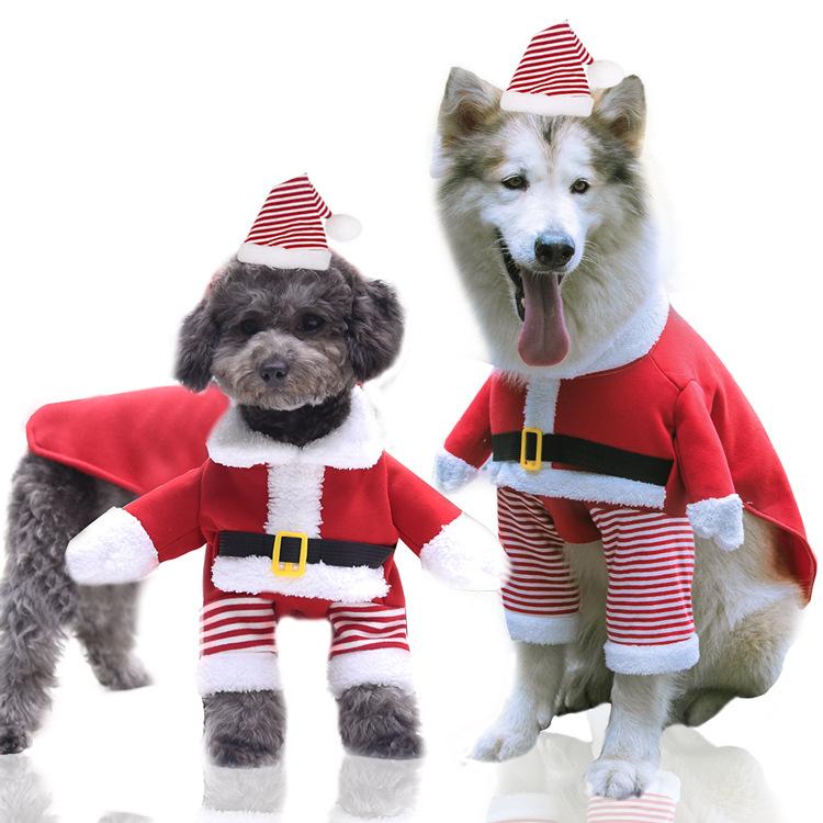 2025 Hoodies Dog Clothes Pet Cat Christmas Winter Sweatshirt Chihuahua Dog Coat Clothing Winter Pet Puppy Clothes Vest Jacket