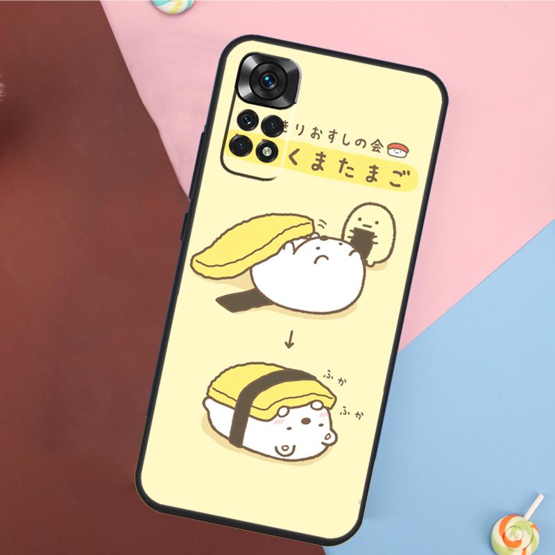 Суши Роллы Рис Кухня Еда Милый Чехол Для Xiaomi Redmi Note 13 Pro 14 12 11 9 10 9S 10S 11S 12S Redmi 10C 12C 13C 14C Чехол