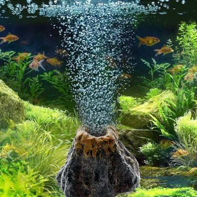 Моющиеся украшения для аквариума, воздушный пузырь, камень, кислородный насос, аксессуары для аквариума, воздушный пузырь, орнамент