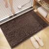 Solid Color Bathroom Absorbent Chenille Floor Mat Bathroom Door Mat Bathroom Non-slip Mat Toilet Door Blanket