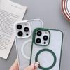 Магнитный прозрачный акриловый жесткий чехол Magsafe с беспроводной зарядкой для iPhone 15 14 13 12Pro Max 11 X XR XS 7 8 Plus