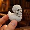Уникальная скульптура Черепаха и Утка 3D-печатное украшение Готическая фигурка Креативная Матовая