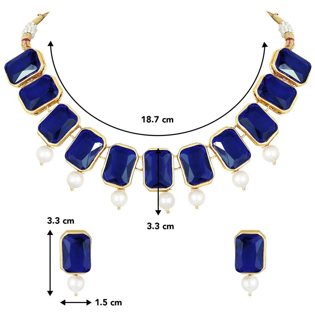 Традиционные украшения Peora с кристаллами и жемчугом, ожерелье, серьги, набор украшений для женщин